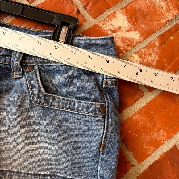 X2 Quality Denim Womens 8 Blue Cut Off Jean Cheeky BootyShorts - Picture 7 of 11